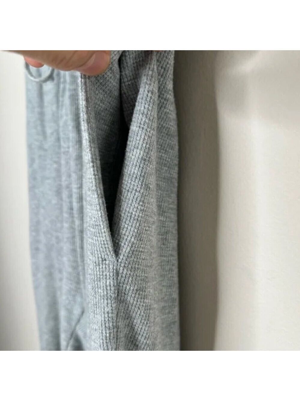 Sunday Best Baby Waffle Jogger Knit Joggers Light Grey XS - Picture 8 of 10